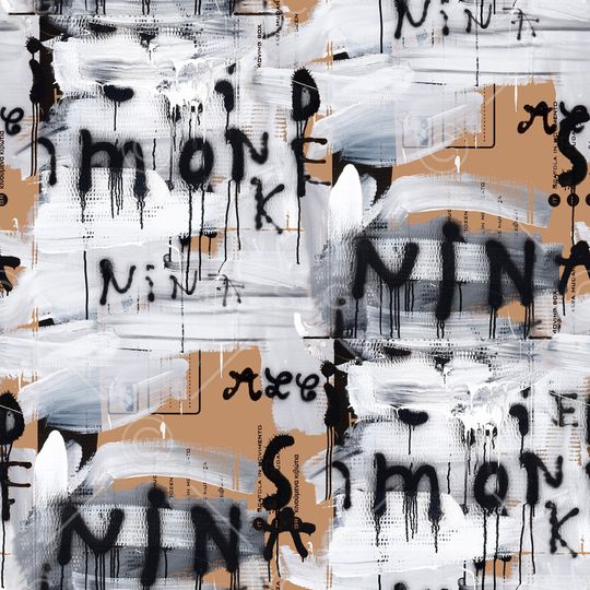 涂鸦印花华亿平台图片