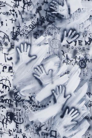 涂鸦印花华亿平台图片