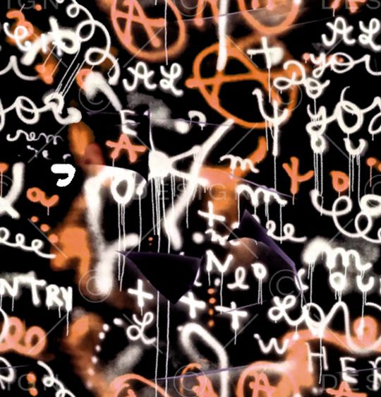 涂鸦印花华亿平台图片