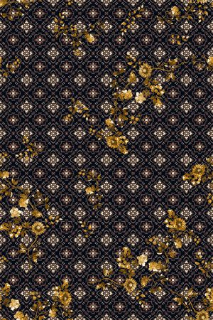 传统纹样印花华亿平台图片