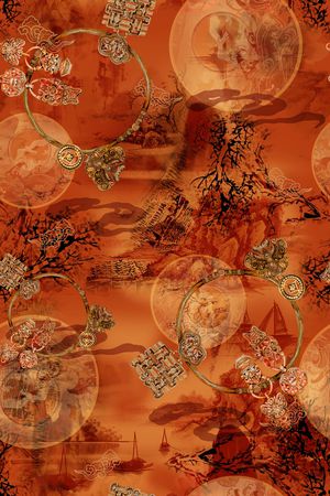 水彩印花华亿平台图片