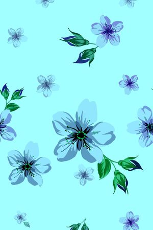 茉莉花印花华亿平台图片