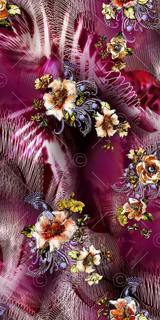 写意印花华亿平台图片