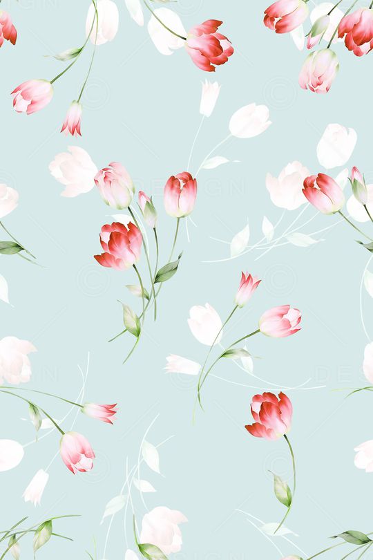 清爽底花卉印花华亿平台图片