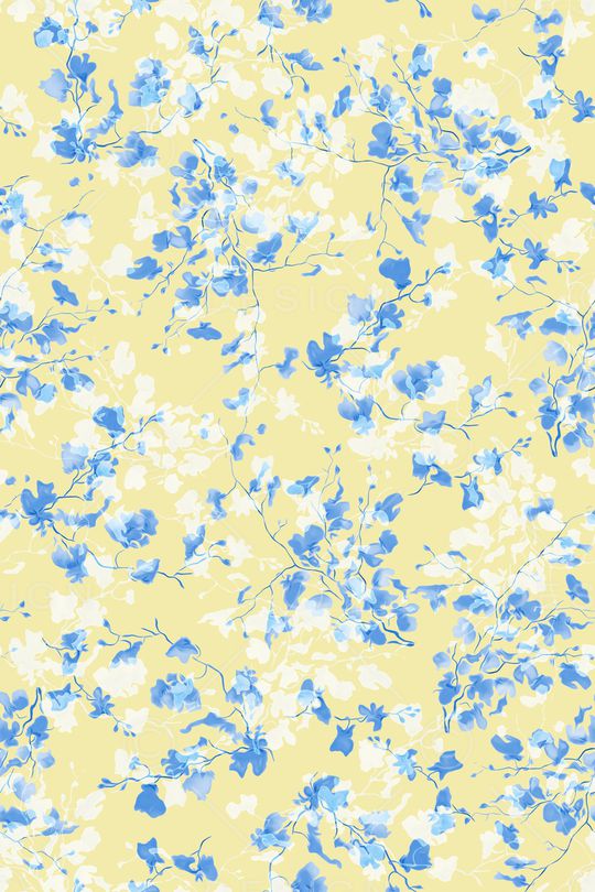 清爽底花卉印花华亿平台图片