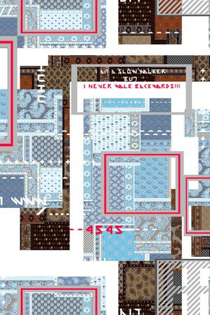 几何印花华亿平台图片