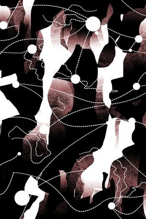 几何印花华亿平台图片