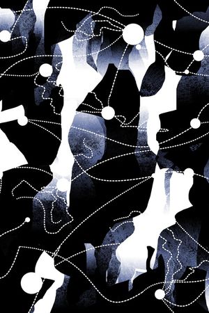 几何印花华亿平台图片