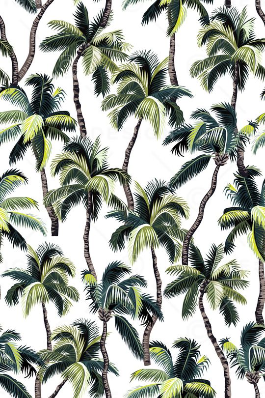 绿植树叶印花华亿平台图片