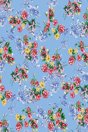 绿植树叶印花华亿平台图片