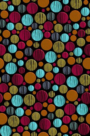 圆形印花华亿平台图片