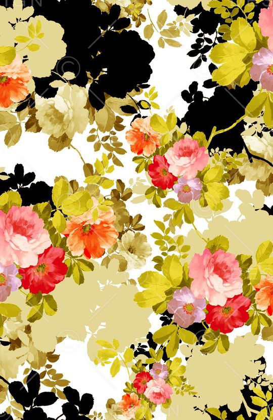 花朵印花华亿平台图片