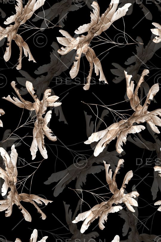 绿植树叶印花华亿平台图片