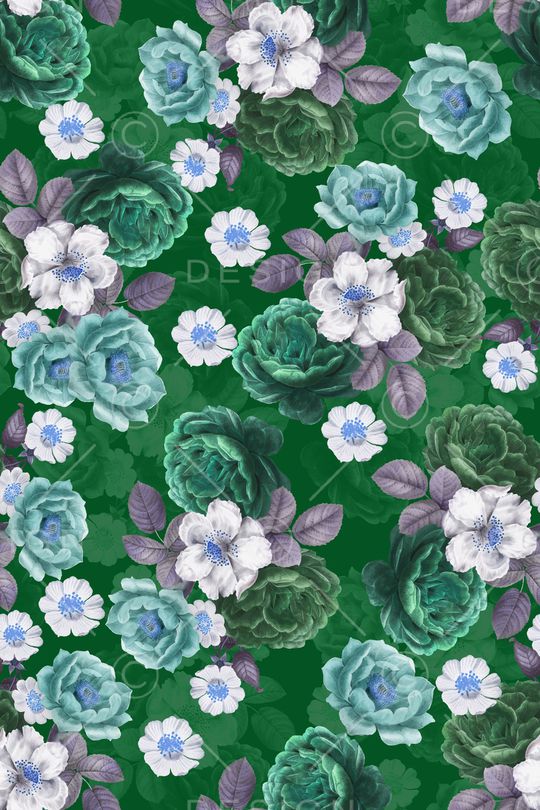 绿植树叶印花华亿平台图片