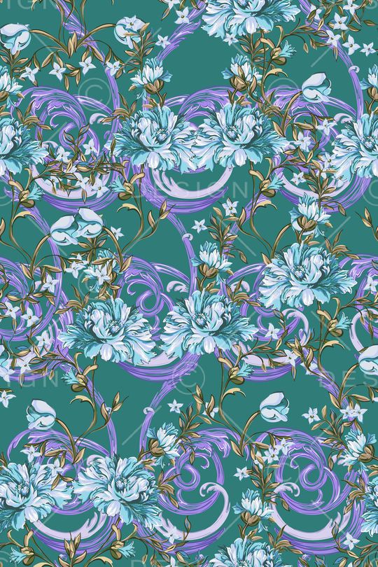 绿植树叶印花华亿平台图片