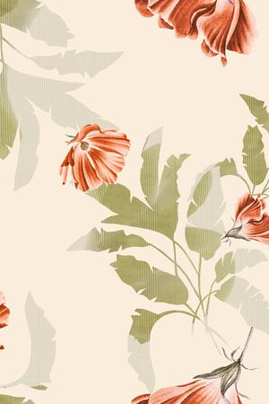 绿植树叶印花华亿平台图片