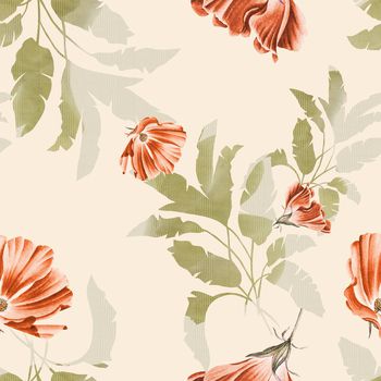 绿植树叶印花华亿平台图片