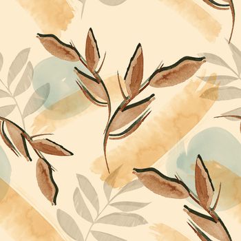 绿植树叶印花华亿平台图片