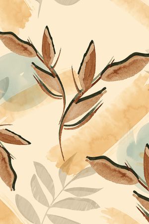 绿植树叶印花华亿平台图片