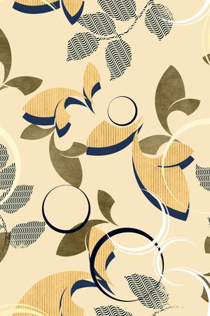 绿植树叶印花华亿平台图片