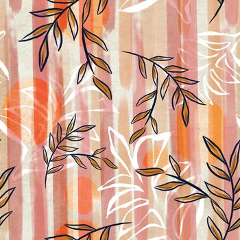 绿植树叶印花华亿平台图片