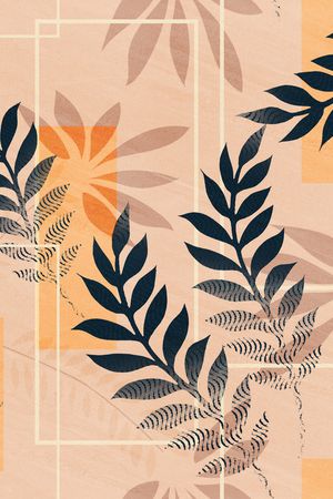 绿植树叶印花华亿平台图片