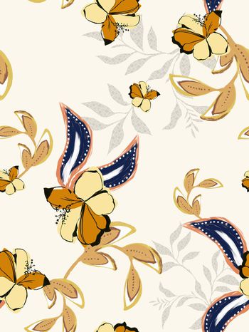 绿植树叶印花华亿平台图片