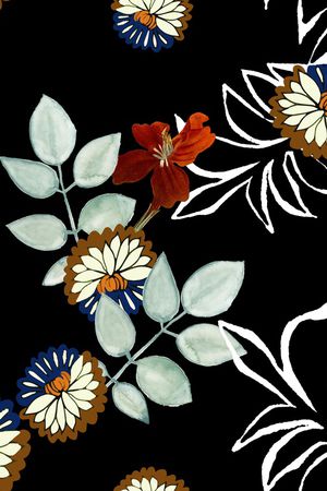 绿植树叶印花华亿平台图片