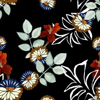 绿植树叶印花华亿平台图片