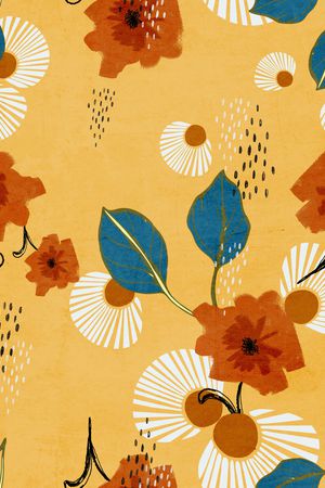 绿植树叶印花华亿平台图片