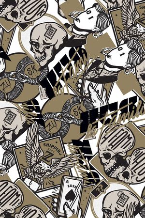 字母印花华亿平台图片