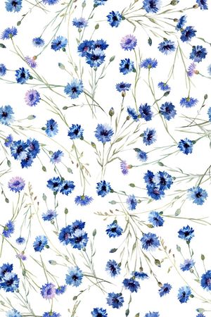 清爽底花卉印花华亿平台图片