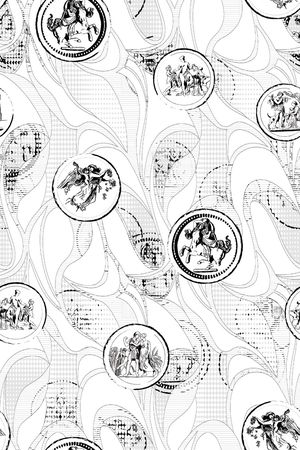 几何印花华亿平台图片