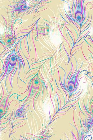 羽毛印花华亿平台图片