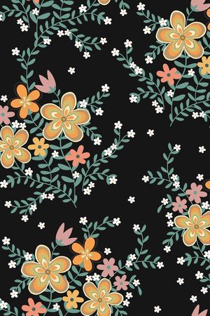 彩底花卉印花华亿平台图片