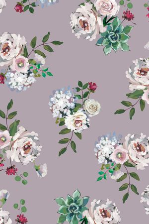 彩底花卉印花华亿平台图片