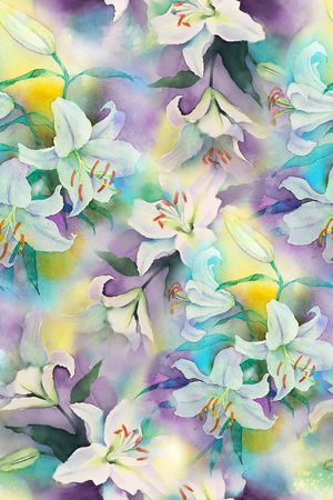 水彩印花华亿平台图片