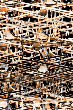 抽象男装印花华亿平台图片