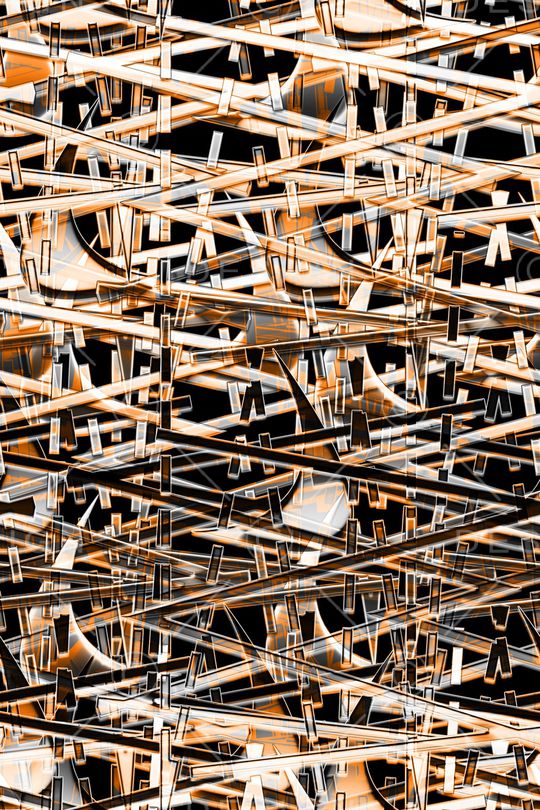 抽象男装印花华亿平台图片