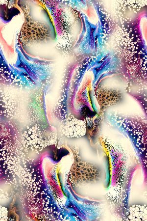 真丝印花华亿平台图片