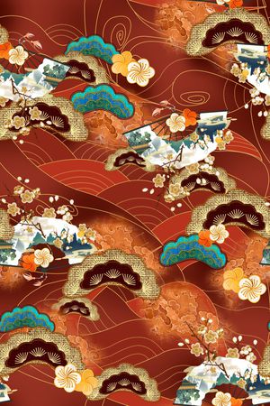 香云纱印花华亿平台图片