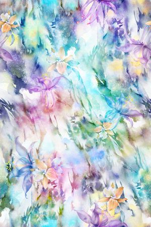 绿植树叶印花华亿平台图片