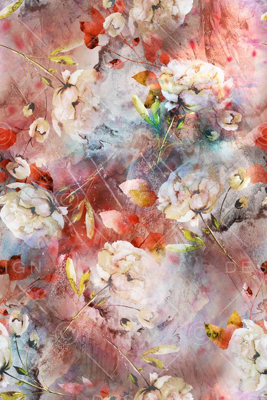 绿植树叶印花华亿平台图片