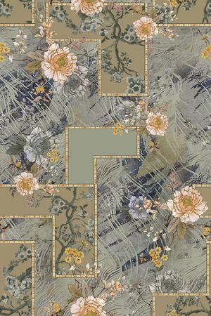 水彩印花华亿平台图片