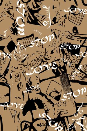 涂鸦印花华亿平台图片