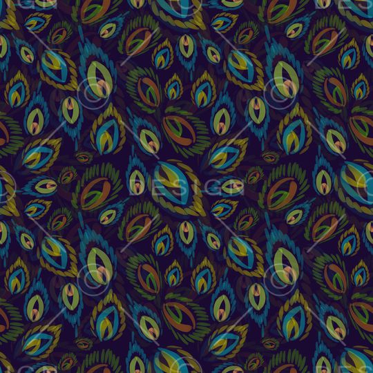 动物纹印花华亿平台图片