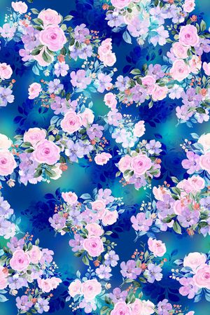 绿植树叶印花华亿平台图片