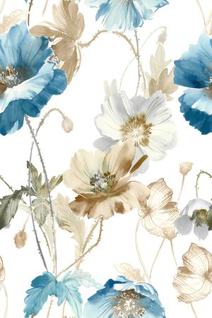 绿植树叶印花华亿平台图片