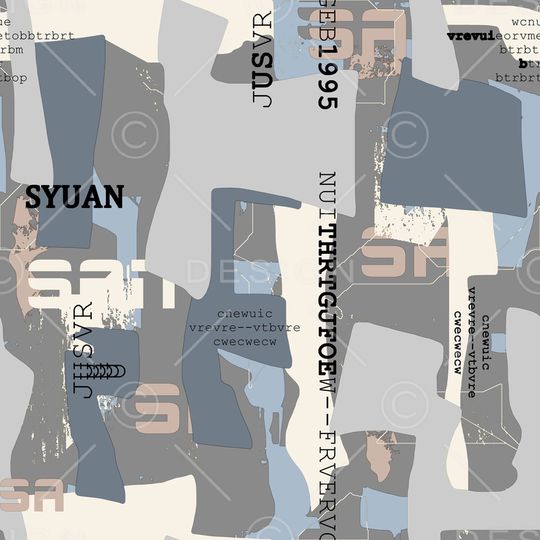 几何印花华亿平台图片