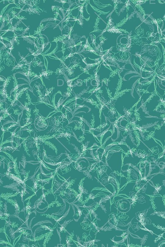 绿植树叶印花华亿平台图片